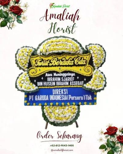 Papan Bunga Duka di Tetehosi Afia